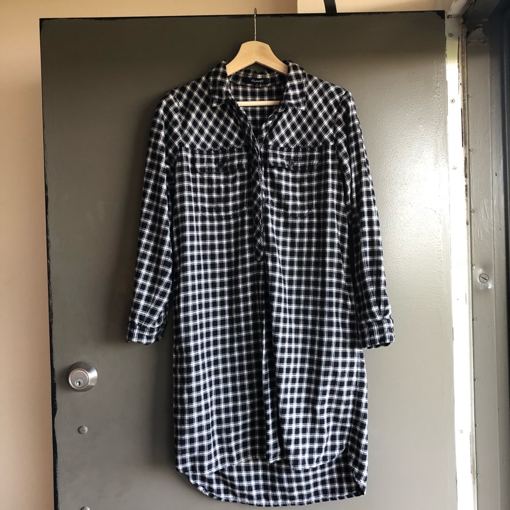 Madewell flannel dress